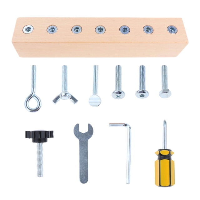 HILABEE Busy Boards Screw Bolt Game Toys, Screwdriver Board Game, Educational Toys Basic