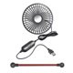 thumbnail image 5 of Ventilador Coche Manguera Giratoria 360 ​​grados Circulación Aire Enfriador USB para Camión RV SUV, 5 of 9