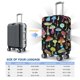 thumbnail image 4 of Fotbe Bright Mushrooms Funda Protectora para Equipaje, Antirrayones y Resistente a la Suciedad, Compatible con Maletas de 18 a 32 Pulgadas-X-Large, 4 of 7