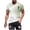 Army Green, variant on WAGUTH Men's Golf T-Shirts Polka Dot Gradient Print Tops Short Sleeve Crew Neck Casual Shirts for Sports