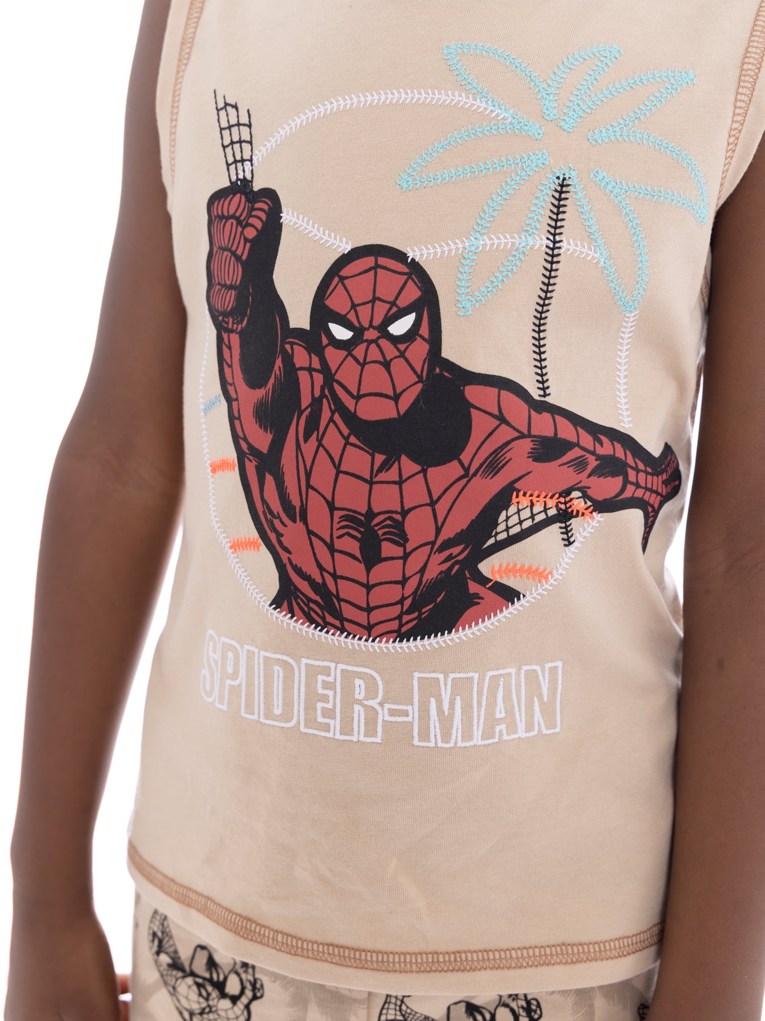 Spider Man Toddler Boys Graphic Print Tank Top and Shorts Set, 2-Piece, Sizes 12M-5T