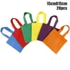 20 Pcs Non-Woven Party Bags Rainbow Color Gift Bag Birthday Party Bags with Handles New