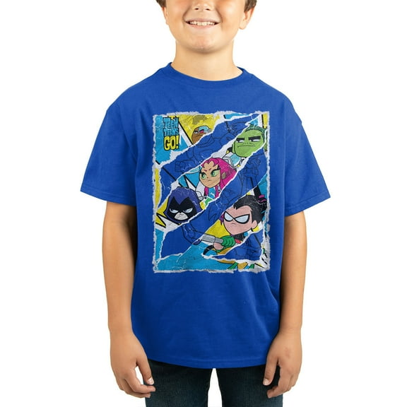 DC Comics Teen Titans Go! Youth Boys T-shirt-Medium