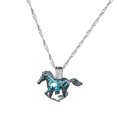 thumbnail image 2 of AYYUFE Women's Horse Pendant Chain Necklace Xmas Charming, 2 of 7