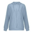 thumbnail image 3 of aidice Oversized Sweatshirt for Women Hoodies Drawstring Loose Long Sleeve Shirts Pullover Tops with Pockets, 3 of 3