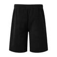 thumbnail image 6 of Kctiaxy Black Mens Shorts Casual Drawstring e Lastic Waist Sweatshorts Gym Shorts Fleece Stretch Fitness Training Breathable Outdoor Runing Shorts with Pockets, 6 of 6