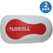 (2 pack) (2 Pack) Lorell, LLR52559, Rare Earth Magnet Board Eraser, 1 Each, Red,White