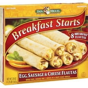 Don Miguel: Breakfast Starts Breakfast Flautas Egg Sausage & Cheese, 20 Oz