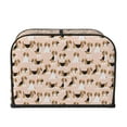 thumbnail image 2 of Picia Beagle Dog On Brown Print 4 Slice Toaster Cover , Toaster Protector Dustproof Kitchen Appliance Cover, Kitchen Appliance Dustproof Protector, 2 of 7