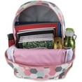 thumbnail image 5 of 17 Inch Tie Dye Plush Heart Backpack with Plush Applique for Travel and Commuting, 5 of 6