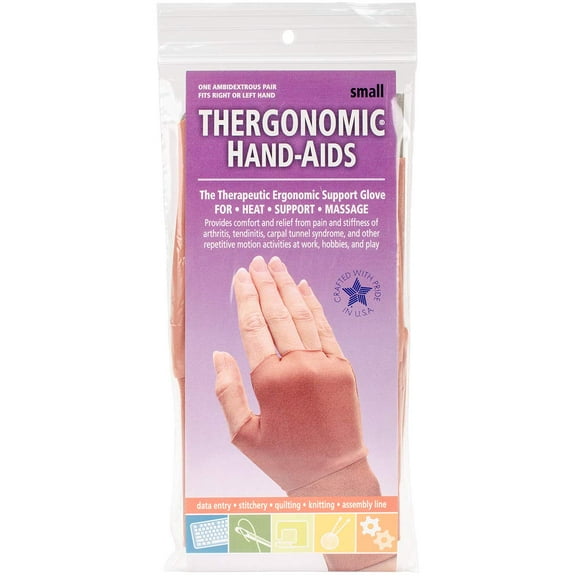 Frank A. Edmunds Thergonomic Hand Aids Support Gloves 1 Pair-Small