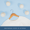 thumbnail image 3 of S&T INC. XL New Zealand Wool Dryer Balls, Fabric Softener for Laundry, Natural White, 2.9 in, 6 Pack, 3 of 7