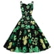 thumbnail image 4 of Patrick's Day Fashion Mujer sin mangas con cuello en V Impreso Ladies Slim Mini Camis Dress Pompotops ghjkhdj6742, 4 of 8
