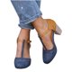 thumbnail image 4 of Sandalias de tacón grueso con hebilla hueca para mujer Wmkox8yii shjk5434, 4 of 5