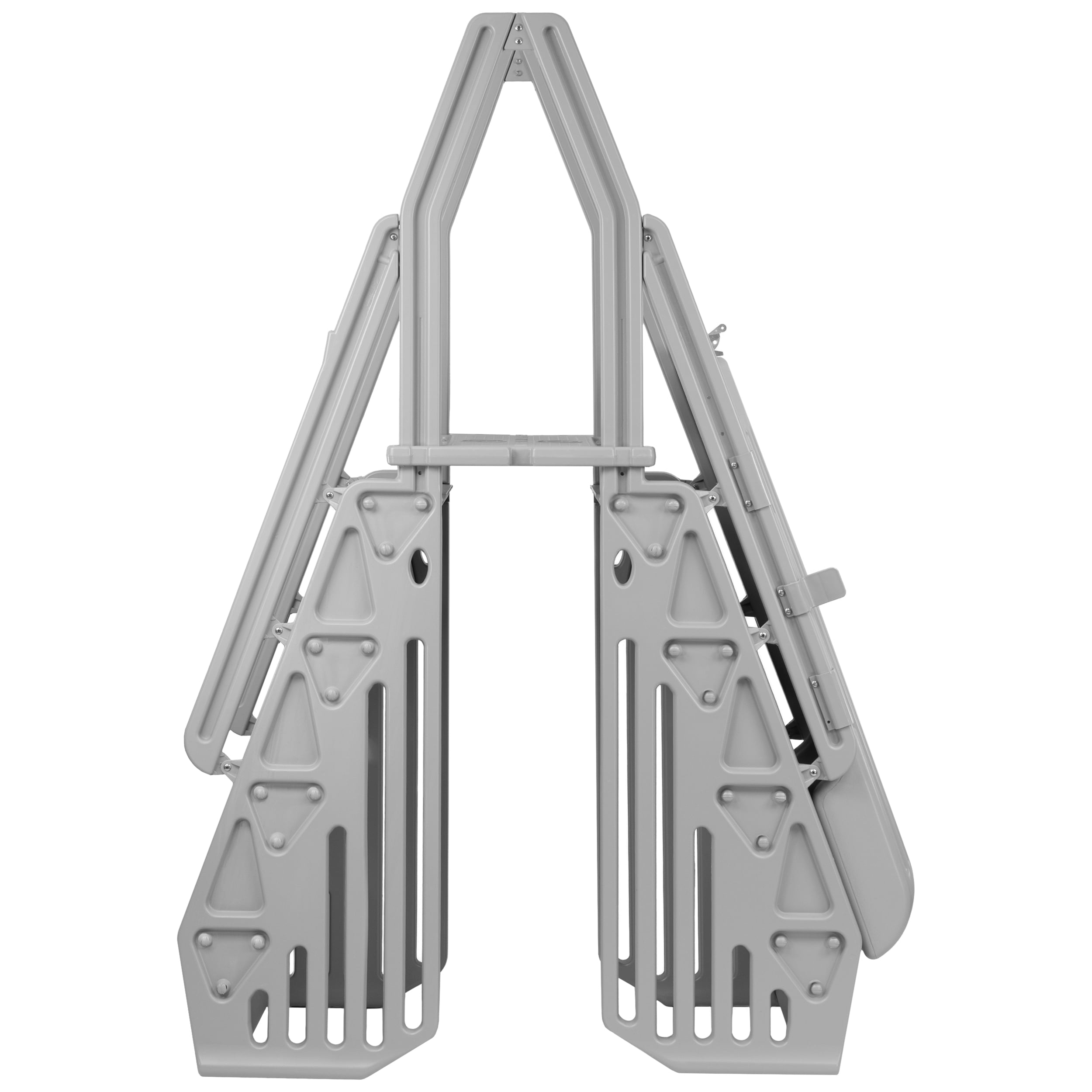 VinylWorks 24" Wide Deluxe Step Entry with Gate, Gray