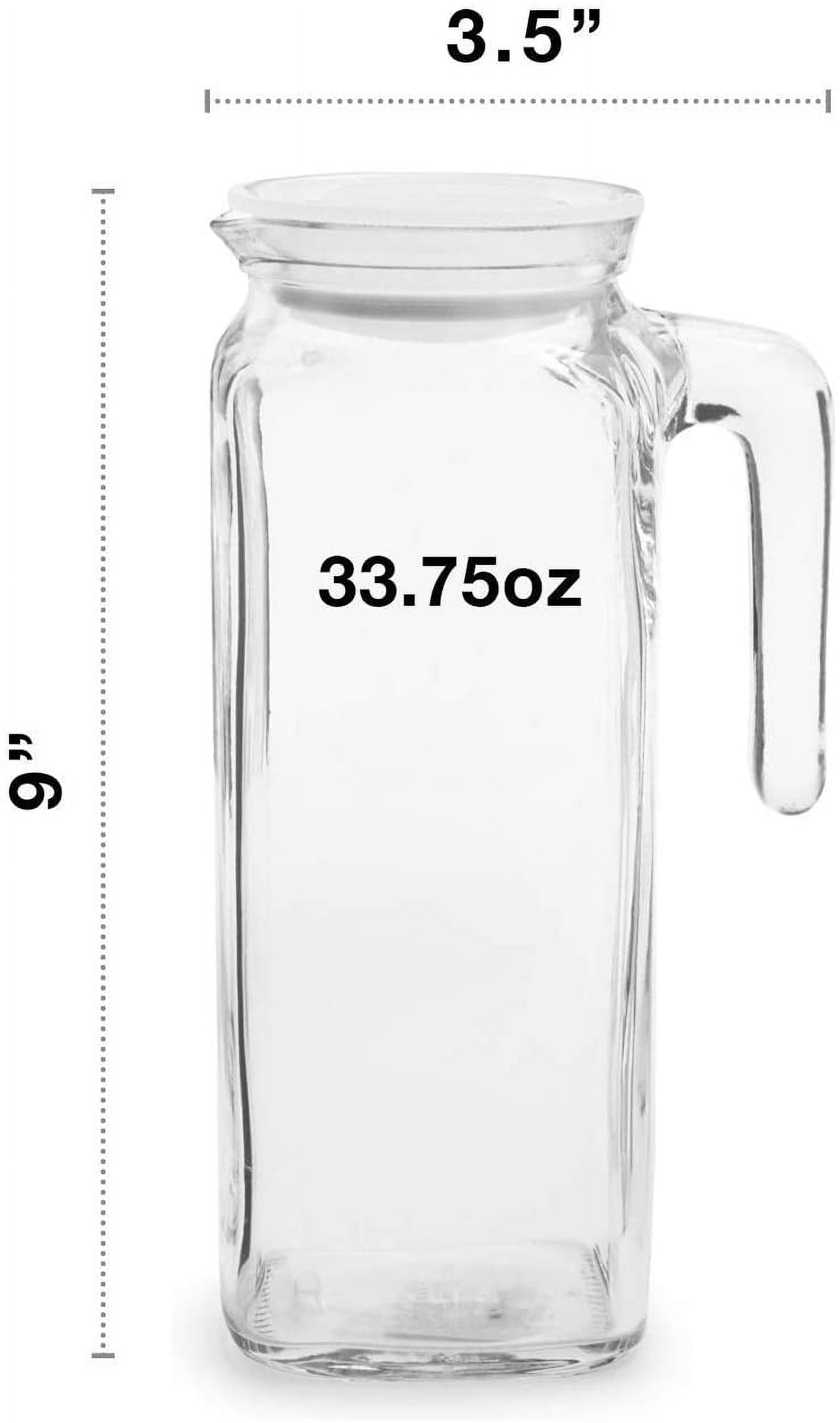 Bormioli Rocco Frigoverre 1 Liter Glass Pitcher | Frost Lid