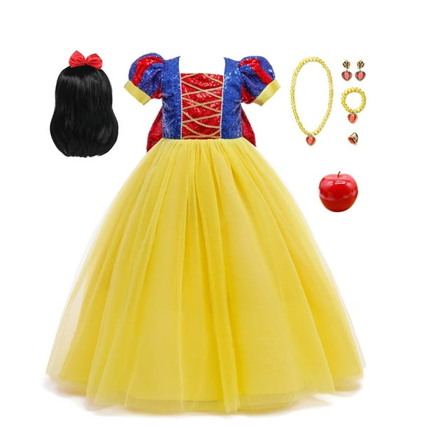 Vestido de blancanieves para niña sale