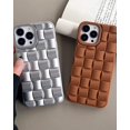 thumbnail image 2 of Compatible with iPhone 12 Pro Max Case for Women/Girls, Cute 3D Laid Desgin Soft Silicone Shockproof Raised Bumper Corners Case for iPhone 12 Pro Max（White）, 2 of 13