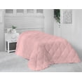 thumbnail image 2 of Ambesonne Microfiber Pink Down Alternative Comforter Square Quilted, Twin, 2 of 4