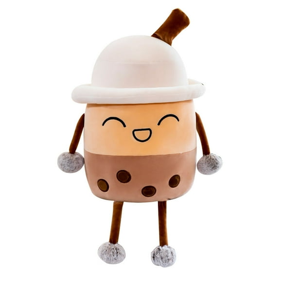Bubble Tea Doll Cartoon Pearl Milk Tea Doll Pillow Lovely Stuffed Doll Toy