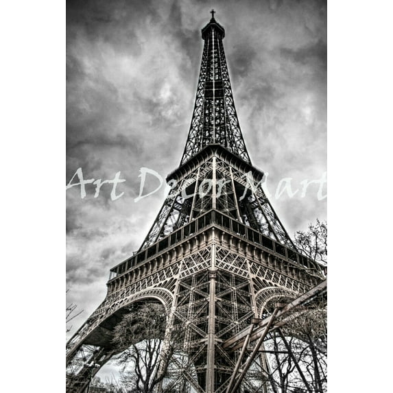 Eiffel Tower - CANVAS OR WALL ART PRINT
