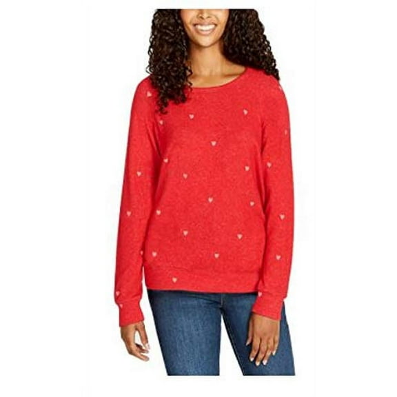 Buffalo Ladies’ Cozy Top (Red Hearts, Small)