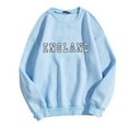 thumbnail image 4 of Women’S Sweatshirt Womens Long Sleeve Sweatshirt Womens Pullovers Light Blue Crewneck Sweatshirt Fall Sweatshirt Casual Clothes, 4 of 4