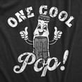 thumbnail image 2 of Mens One Cool Pop T Shirt Funny Father's Day Gift Soda Drink Joke Tee for Guys Graphic Tees, 2 of 9