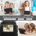 thumbnail image 4 of Dteck for Samsung Galaxy Tab A9 Plus Case for Kids Girls, Galaxy Tab A9+ Case with Shoulder Strap Butterfly Wings Stand Shockproof Protective Cover for Galaxy Tab A9 Plus 11 Inch 2023,Black, 4 of 5