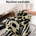 thumbnail image 5 of Zebra and Leopard Print Pattern Bathroom Rugs Mat,Non Slip Microfiber Bathroom Rug,Rubber Backing,Soft Bathroom Mats for Bathroom Floor,Tub and Shower,17x27in(43x68cm), 5 of 5