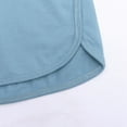thumbnail image 5 of Liyamei Toddler Kids Baby Boys Girls Solid Short Sleeve Crewneck Irregular T Shirts Tops Tee Clothes For Children Boys Sports Tops Size 5-6 Years, 5 of 5