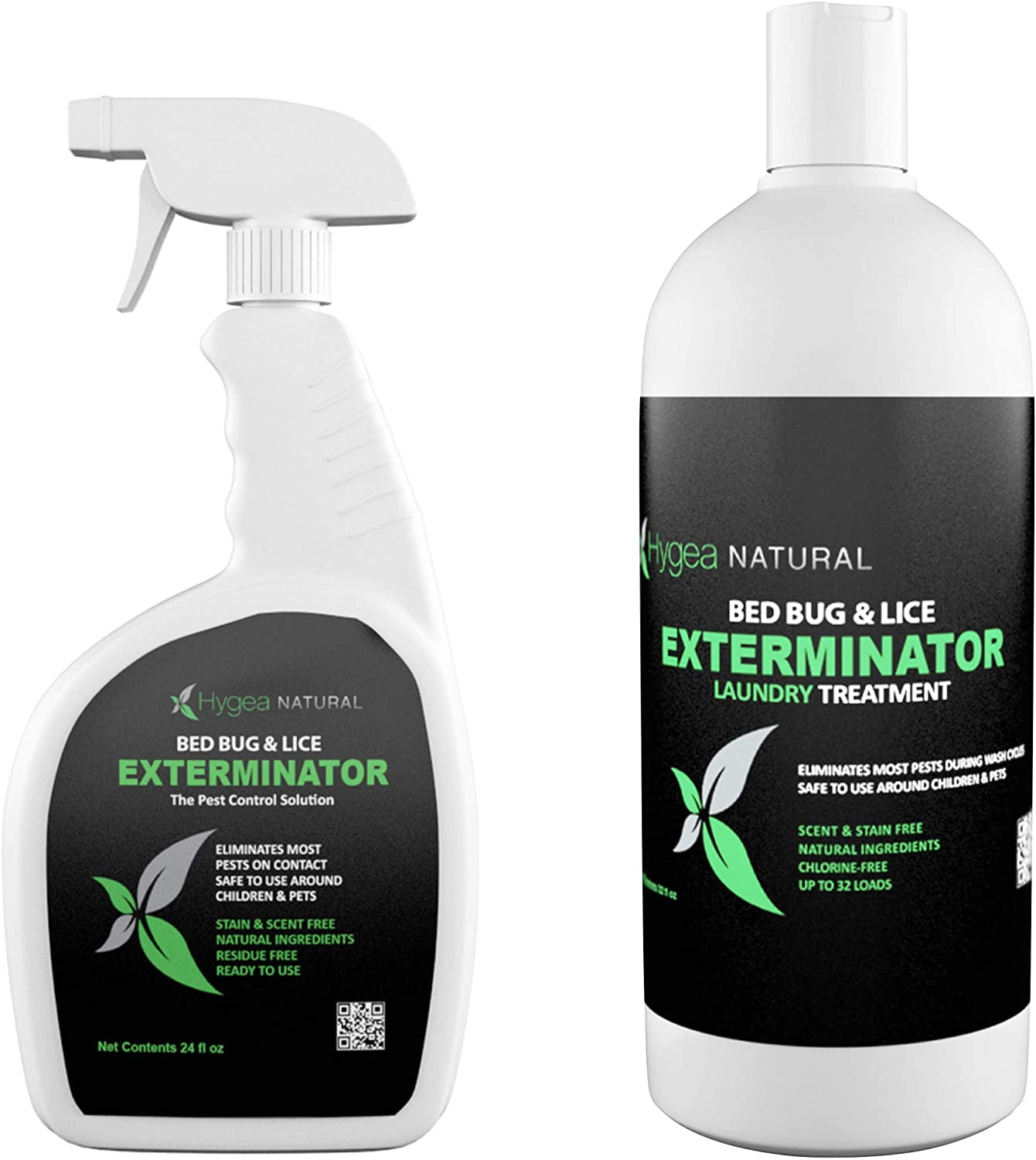 Lice Exterminator & Bed Bug, Dust Mite Treatment Spray and Premium Bed Bug & Lice Laundry
