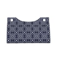 thumbnail image 4 of Lsque Geometry Flower Printed Long Tissue Box Cover Holder, Facial Paper Organizer Dispenser,Triangle with Bottom Belt, PVC Leather Decorative Organizer, 4 of 9