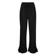 thumbnail image 3 of Seductiva Women's Casual Pants Women's Fashion Solid Color Casual Pants High Waist Loose Wide Leg Pants Business Work Casual Pants, 3 of 4