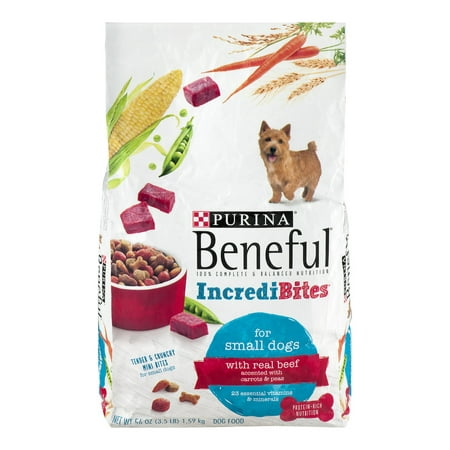 Photo 1 of Purina Beneful IncrediBites with Real Beef Small Dog Adult Dry Dog Food - 3.5lbs