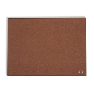 U Brands Cork Bulletin Board 23" x 17" Black Frame