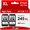 Black, variant on 245XL Ink for Canon Ink 245 and 246 for PIXMA MG2522 2520 TS3122 MX490 492 TR4520 (Black, Tri-Color)