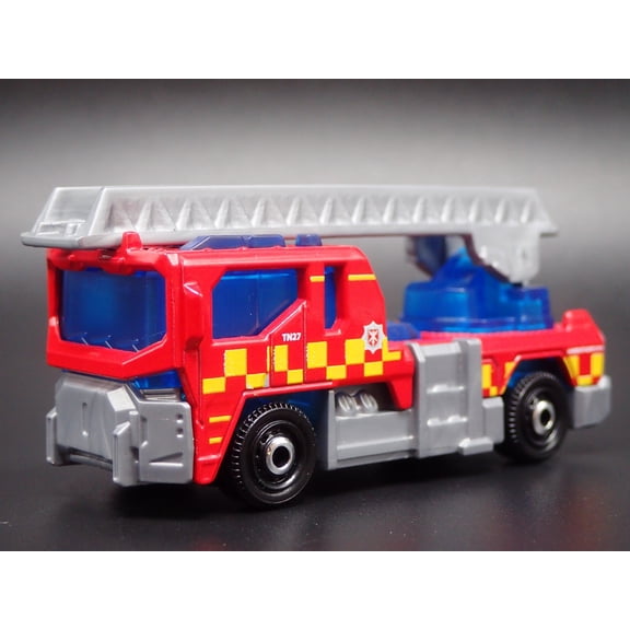 Open Box MODERN FIRE TRUCK LADDER TRUCK RED 1:64 MB SCALE COLLECTIBLEDIECAST MODEL CAR