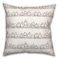 thumbnail image 2 of Creative Products House Pattern 18 x 18 Spun Poly Pillow, 2 of 3