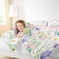thumbnail image 3 of Erosebridal Chic Butterfly Twin Bedding Sets for Girls, Colorful Flower Bedding Comforter Set, Pink Reversible, 7pcs, 3 of 5