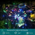 thumbnail image 4 of 2 PCS Solar Firework Light, Outdoor Solar Garden Decorative Lights 120 LED Powered 40 Copper Wires String DIY Landscape Light for, 4 of 7