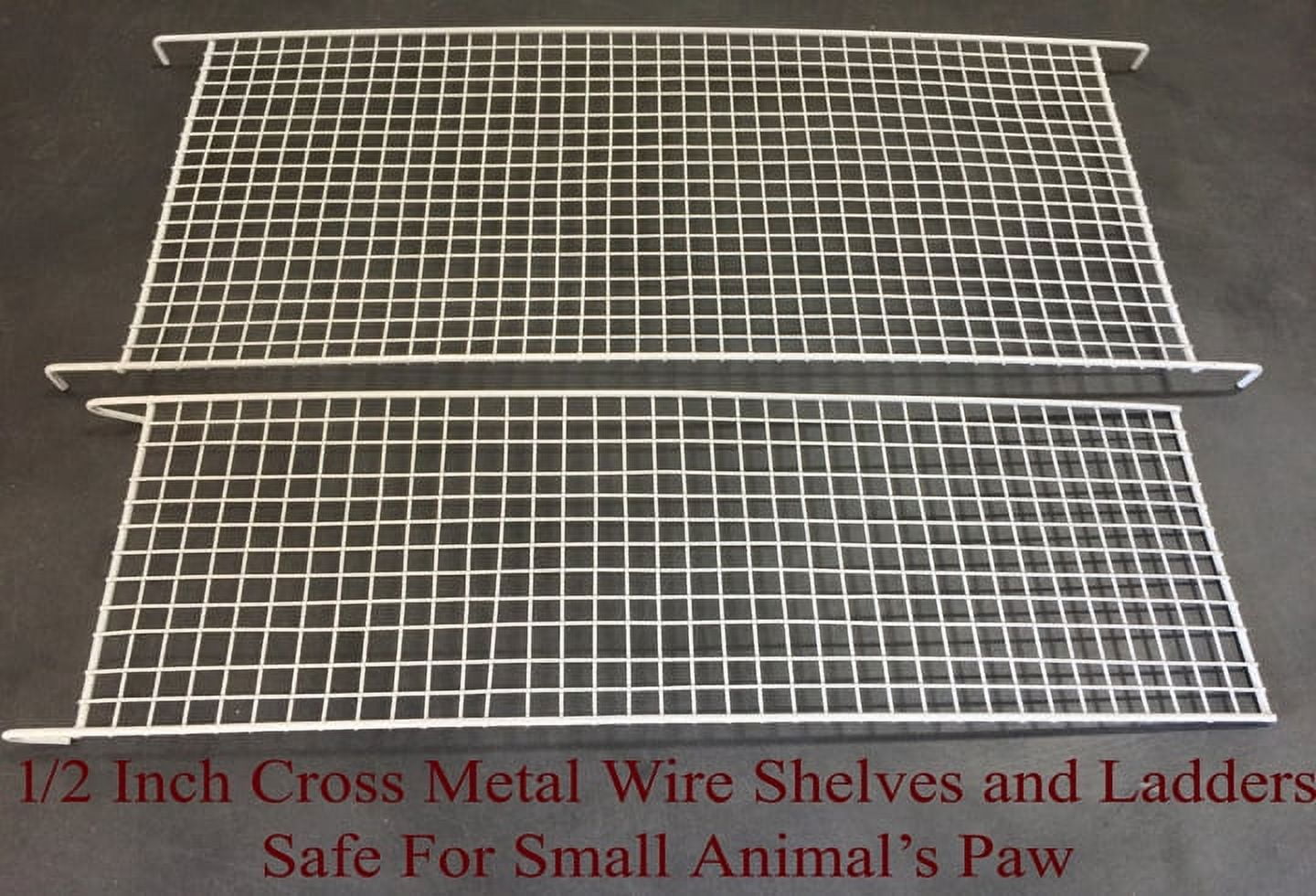 64" X-LARGE DOUBLE 4-Level Divider Small Animal Critter Hamster House Guinea Pig Habitat Mouse Rats Rolling Cage Tight 1/2-inch Wire Spacing for Ferret Chinchilla Sugar Glider Mice Gerbil