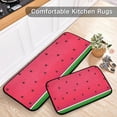 thumbnail image 5 of Colorful Watermelon Kitchen Mats Kitchen Rugs Runner Laundry Rug Non Slip Floor Door Mats Soft Doormats Carpet Home Decor Set of 2, 5 of 6