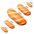 thumbnail image 2 of Visland 3D Simulation Bread Shape Plush Pillow,Soft Butter Toast Bread Food Cushion Stuffed Toy for Home Decor, 2 of 8