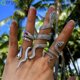 thumbnail image 2 of Conjunto De Anillos De Serpiente Exagerados Para Mujeres Hombres Vintage Serpientes Unisex Accesorios De Joyería Regalos De Fiesta, 2 of 4