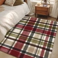 thumbnail image 4 of Buffalo Check Area Rugs 2.7'x5', Washable Small Throw Rugs for Kitchen Bedroom, Red Green Farmhouse Plaid Vintage Autumn Indoor Outdoor Rug Non-Slip Low Pile Carpet Runner Reversible Floor Mats, 4 of 8