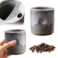 thumbnail image 1 of Outdor Ceramic Cup Porcelain Coffee Mug Lid No Handle Travel Friendly Home, 1 of 6