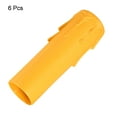 thumbnail image 3 of Uxcell 1.2" x 3.9" Candle Socket Cover Candelabra Base PP Yellow 6Pcs, 3 of 6
