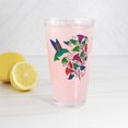 thumbnail image 3 of CafePress - Rainbow Hummingbird On Trumpet Vine - Pint Glass, Drinking Glass, 16 oz. CafePress, 3 of 4