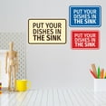 thumbnail image 3 of Signs ByLITA Classic Framed Put Your Dishes in the Sink Sign (Ivory/Dark Brown) - Small, 3 of 6